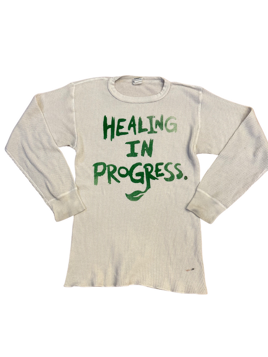 Healing In Progress Waffle Longsleeve