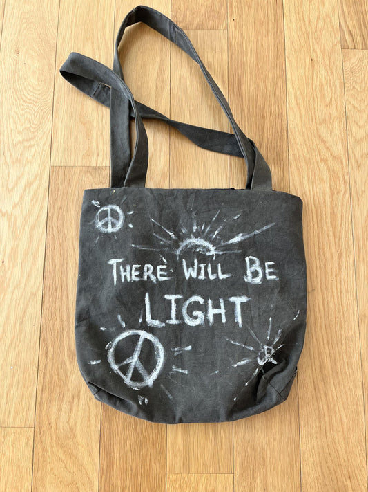 "There Will Be Light" Upcycled Bag