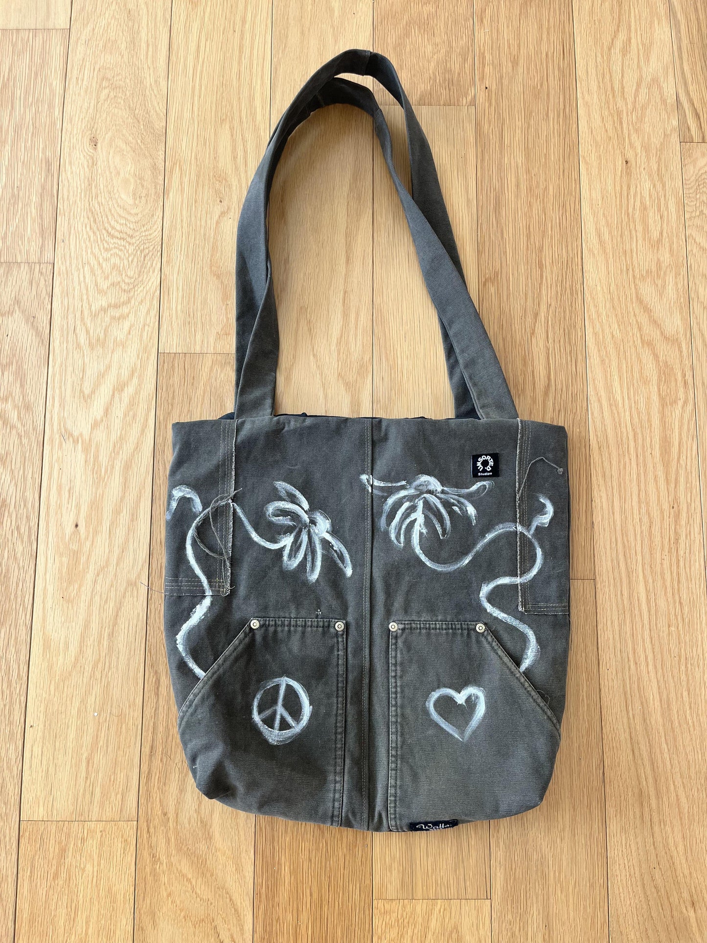 "There Will Be Light" Upcycled Bag