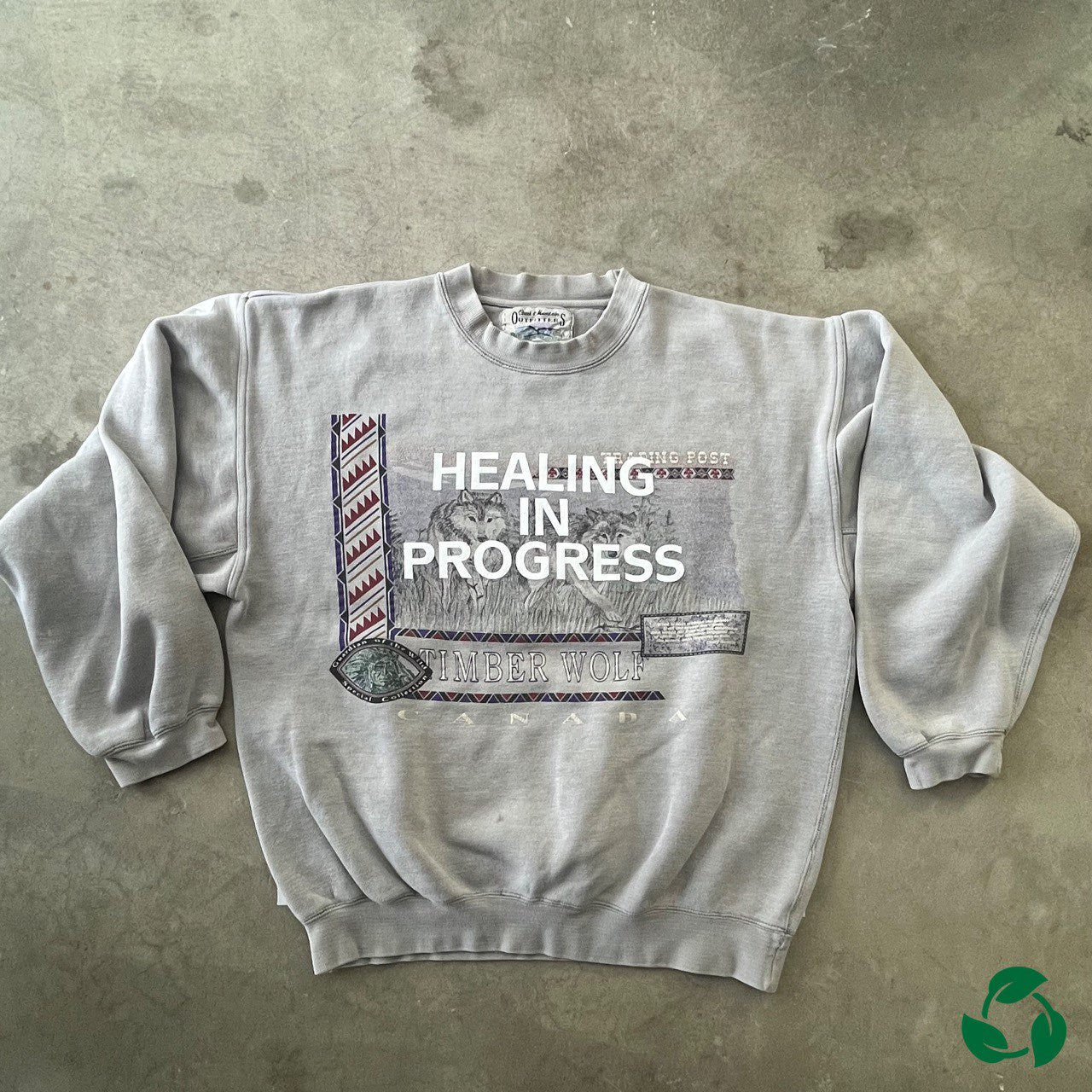 HEALING IN PROGRESS - Gray Crew Neck