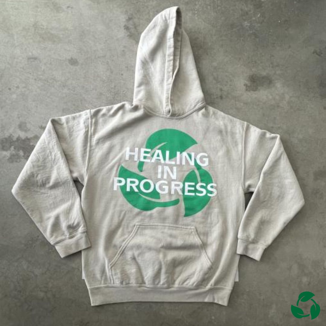 HEALING IN PROGRESS - White Hoodie