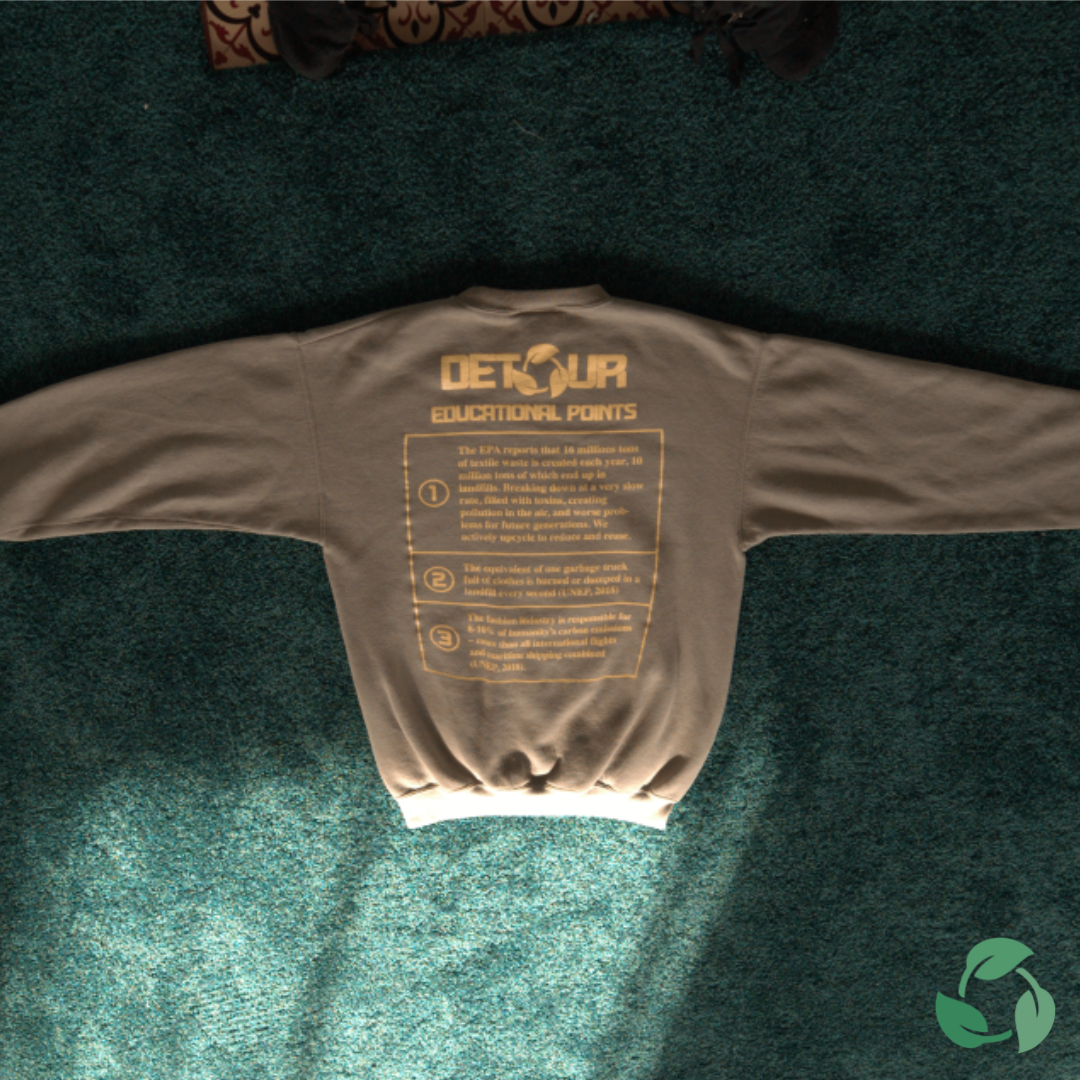 PURPOSE OVER PROFITS - Tan Crew Neck Sweater